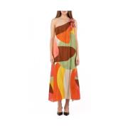 Elegante Jurk Hanita , Multicolor , Dames