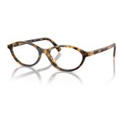 Honey Havana Brillenmontuur Miu Miu , Brown , Unisex