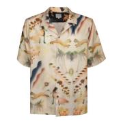 Exotisch Print Korte Mouw Shirt PS By Paul Smith , Multicolor , Heren