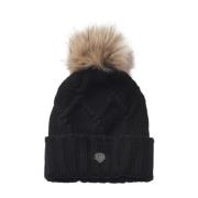 Pondacia Beanie Hat Blauer , Black , Dames