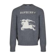 Grijze Sweater Collectie Burberry , Gray , Heren