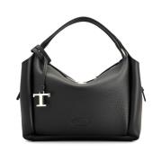 Stijlvolle schoudertas in zwart Tod's , Black , Dames