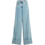 Blauwe Denim Jeans Lanvin , Blue , Dames