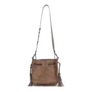 Bruine Crossbody Tas met Tassel Isabel Marant , Brown , Dames