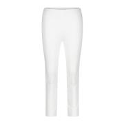 High-Waist Slim-Fit Broek Raffaello Rossi , White , Dames