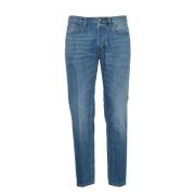 Blauwe Wortel Jeans Dondup , Blue , Heren