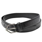 Pre-owned Leather belts Yves Saint Laurent Vintage , Black , Heren