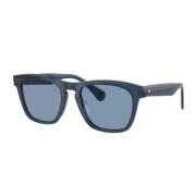 Vierkante Frame Zonnebril Ov5555Su R-3 Oliver Peoples , Blue , Heren