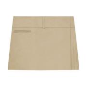 Camel Minirok Courrèges , Beige , Dames