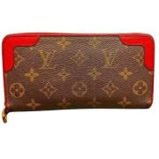 Pre-owned Canvas wallets Louis Vuitton Vintage , Brown , Dames