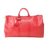 Pre-owned Leather louis-vuitton-bags Louis Vuitton Vintage , Red , Dam...