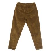 Fluweel Lange Broek met Zakken Timberland , Green , Dames