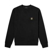 Klassiek Zwart Logo Sweatshirt Belstaff , Black , Heren