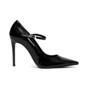 Zwarte lakleren hoge hakken pumps Giampaolo Viozzi , Black , Dames