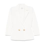 Ivory Outerwear Jacket Elisabetta Franchi , Beige , Dames