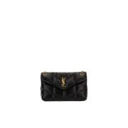 Quilted Lou Lou Schoudertas Saint Laurent , Black , Dames