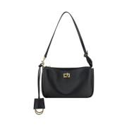 Leren schoudertas met verstelbare band Balenciaga , Black , Dames