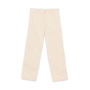 Beige Corduroy Broek Emporio Armani , Beige , Dames