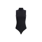 Stijlvolle Bodysuit met Mock Neck Wolford , Black , Dames