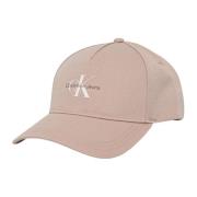 Monogram Baseball Cap Unisex Style Calvin Klein Jeans , Pink , Dames