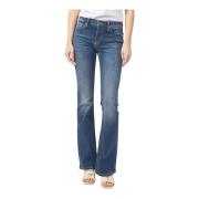 Flared Jeans Blauw Armani Exchange , Blue , Dames