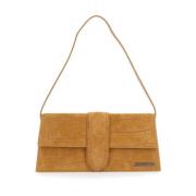 Le Bambino Beige Schoudertas met Logo Jacquemus , Beige , Dames