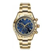 Heren Chronograaf Stalen Horloge Versace , Yellow , Heren