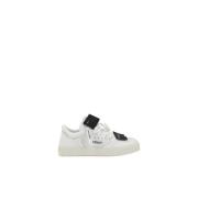 Witte Leren Lage Top Sneakers Off White , White , Heren