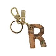 Luxe Leren Sleutelhanger Letter R Alviero Martini 1a Classe , Beige , ...