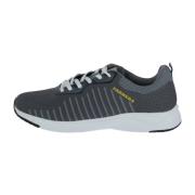 Gestreepte Grijze Sneakers voor Heren Carrera , Gray , Heren