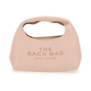 Roze Mini Sack Handtas met Logo Marc Jacobs , Pink , Dames