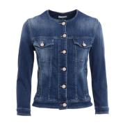 Klassieke Denimjas met Moderne Twist Jacob Cohën , Blue , Dames