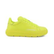 Neon Yellow Platform Sneakers Love Moschino , Yellow , Dames