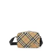 Vintage Check Beige Schoudertas Burberry , Beige , Heren