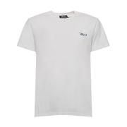 Katoenen T-shirt met zichtbaar logo MCS , White , Heren