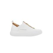 Hoge zool leren sneaker Alexander Smith , White , Heren