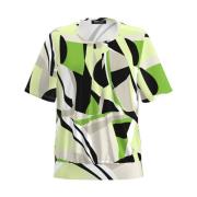 Korte Mouw Top Blouse Shirt Frank Walder , Multicolor , Dames