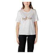 Wit Bedrukt T-shirt voor Vrouwen Jacqueline de Yong , White , Dames