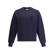 Geborduurde Logo Sweatshirt met Raglan Schouders Ami Paris , Blue , He...