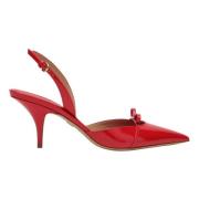 Lage Hak Gylla Pumps Salvatore Ferragamo , Red , Dames