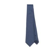 Navy Blauw Zelfstrikken Puntige Stropdas Corneliani , Blue , Heren