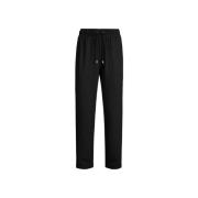 Hoge taille joggingbroek met strass Liu Jo , Black , Dames