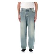 Denim Jeans Pop Trading Company , Blue , Heren