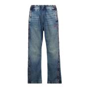 Wijde Snap Jeans Diesel , Blue , Heren