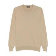 Stijlvolle Heren Sweatshirt in Licht Woestijn Fay , Beige , Heren