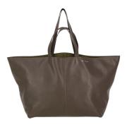 Bruine leren tas Ami Paris , Brown , Unisex