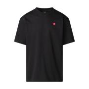 Gedrukt Logo Oversized Tee The North Face , Black , Heren