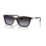 Zwart/Grijs Getinte Zonnebril Emporio Armani , Black , Dames