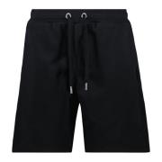 Zwarte katoenen shorts Lente-Zomer 2024 Ami Paris , Black , Heren