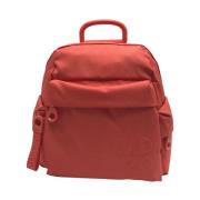 Md20 Zachte Rugzak met Ritssluiting Mandarina Duck , Red , Dames